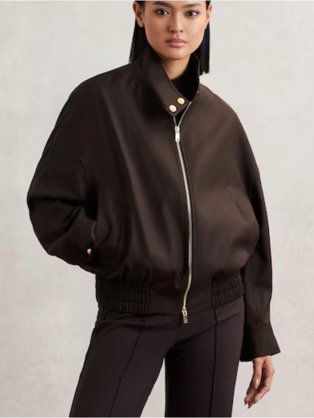 Reiss Elodie Bomber Jacket Sz M